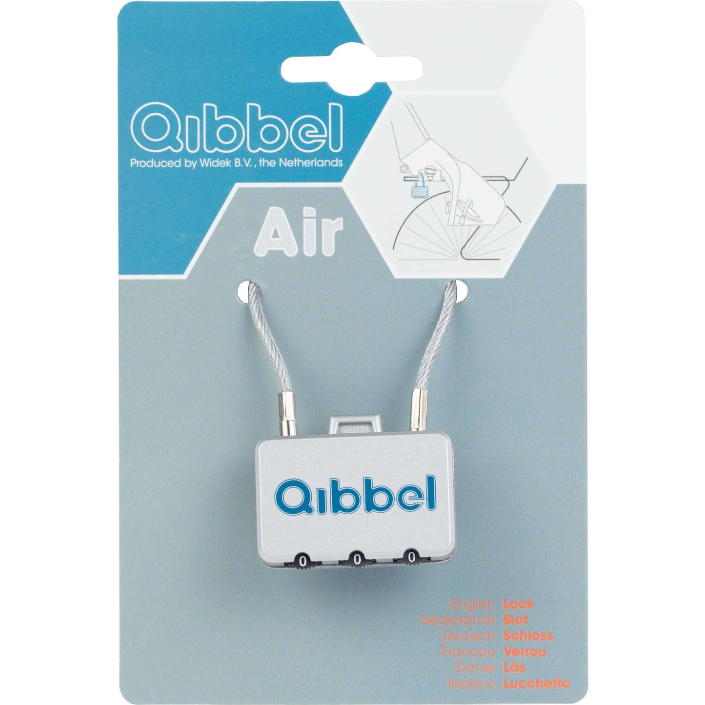 Qibbel Air Long Bicycle Lock sûr et pratique