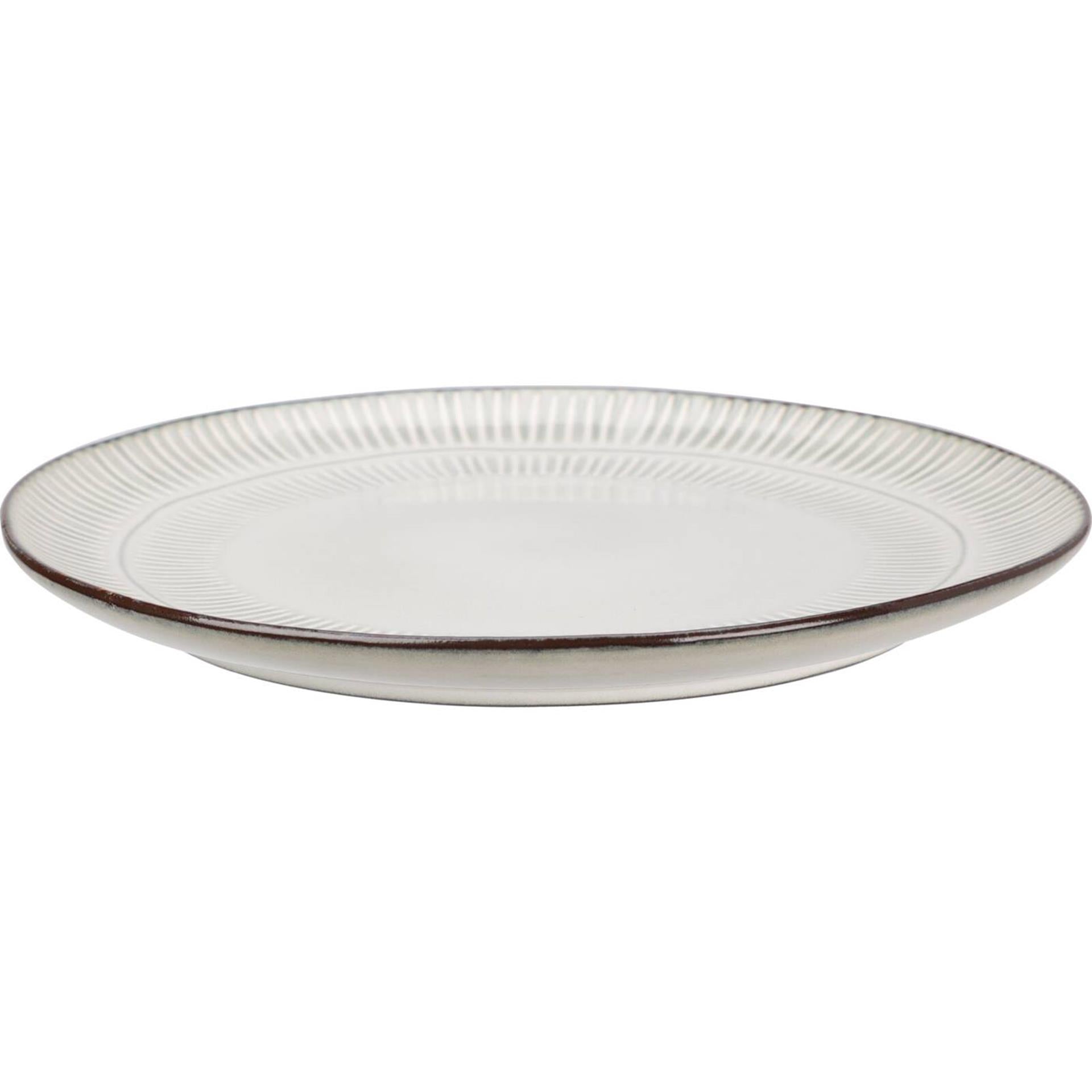 Excellent houseware assiette faïence gres ø27cm boîte de 6 pcs