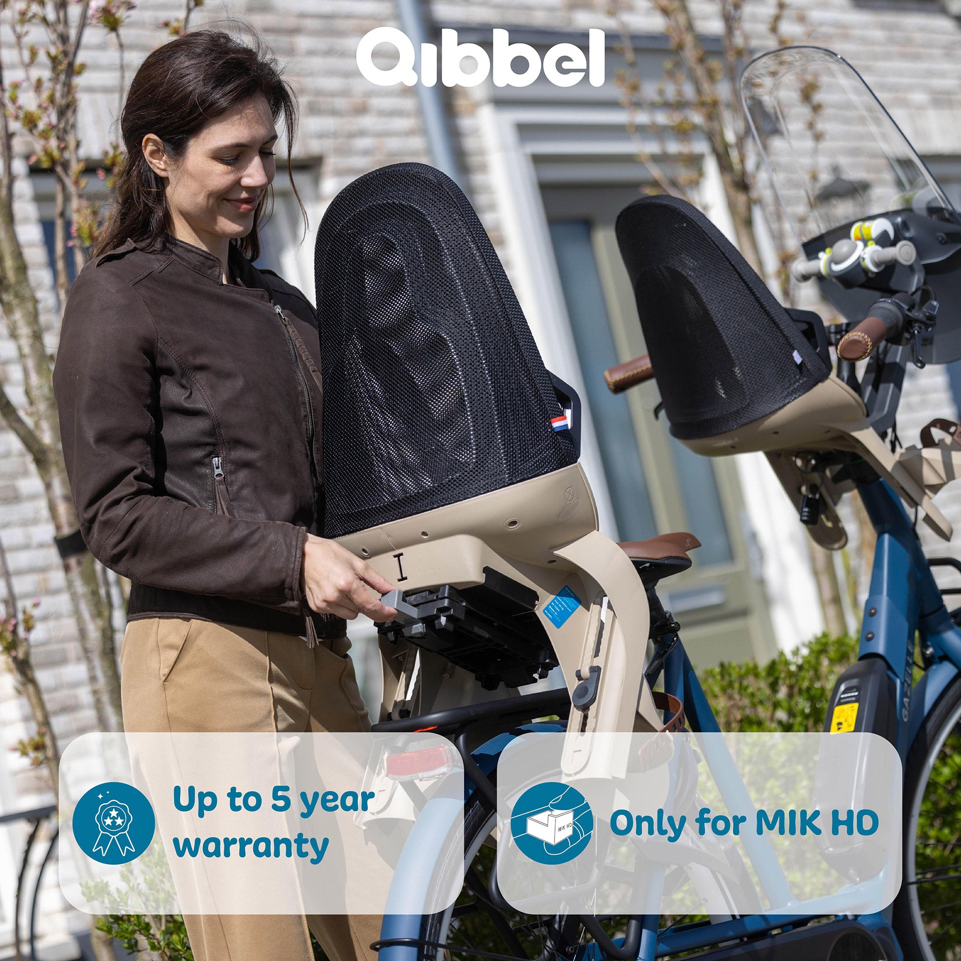Siège arrière Qibbel air noir noir mik-hd q760 q750