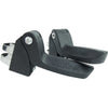 Qibbel Q344 Sage arrière 6+ Junior avec repose-pieds et assiettes de protection kaki noir