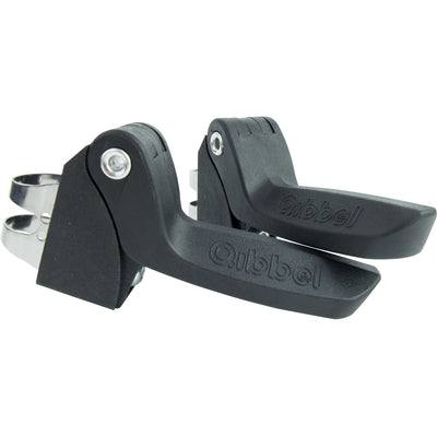 Qibbel Q344 Sage arrière 6+ Junior avec repose-pieds et assiettes de protection kaki noir