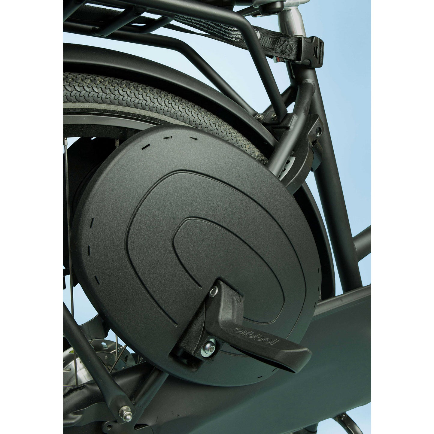 Qibbel Q344 Sage arrière 6+ Junior avec repose-pieds et assiettes de protection kaki noir