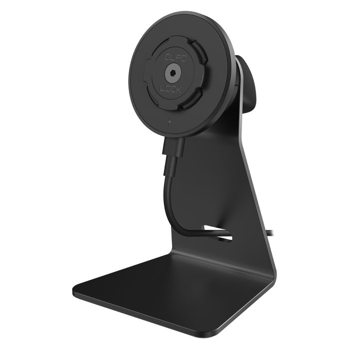 Tête de chargement sans fil Quad Lock pour bureau de voiture