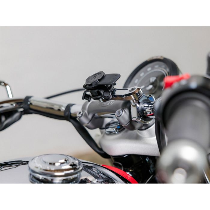 Support de guidon de moto Quad Lock Pro - Chrome