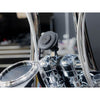 Support de guidon de moto Quad Lock pro large - chrome