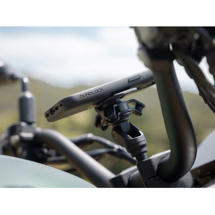 Support de serrage pour guidon de moto Quad Lock Pro