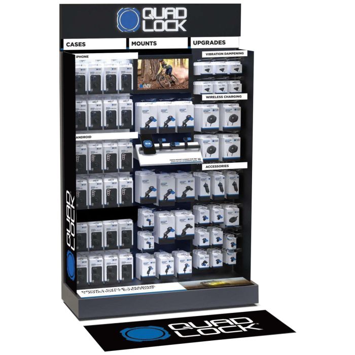 Boutique Quad Lock dans l'affichage du magasin