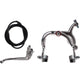 jeu de freins arriere aluminium argent