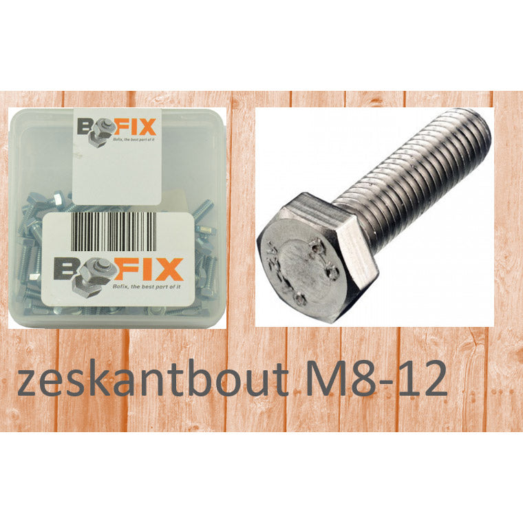 Bofix Box A 25 boulons hexagone M8X12