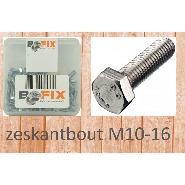 Bofix Hexagon Bolt M10X16 (12 pièces)