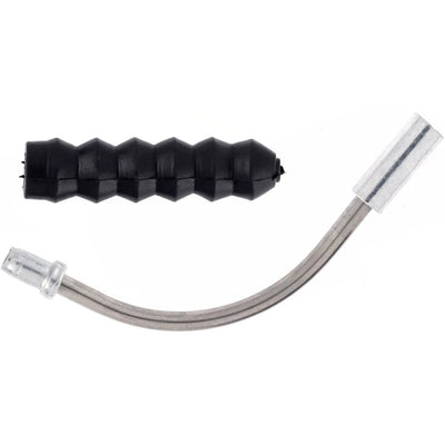 coudes de câble caoutchoucs V-brake 90º 6 pièces argent