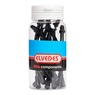 Elvedes V-Brake Cable Bends 90 ° Ø5,0 mm en acier inoxydable noir par 10 pièces