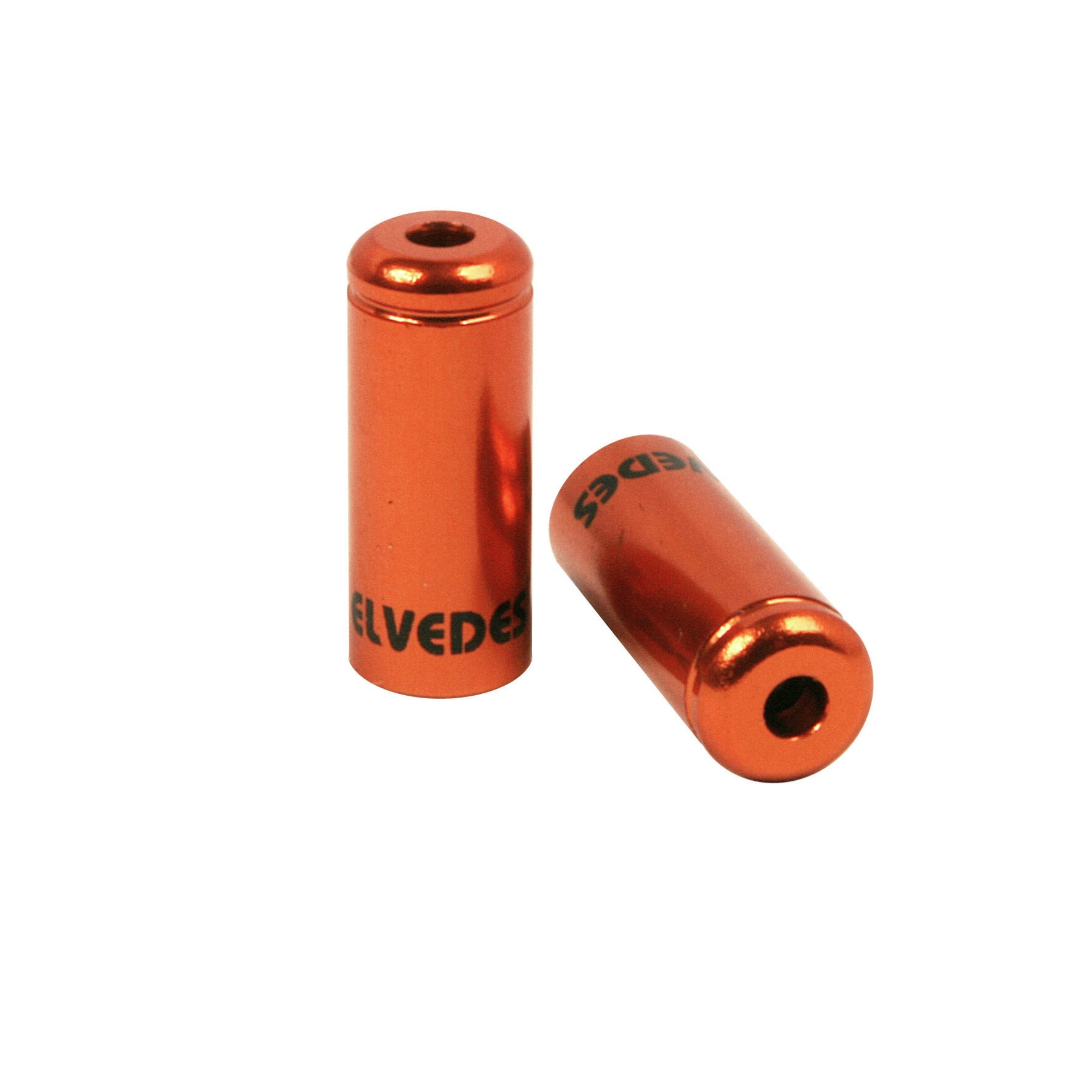 Chapeau de câble Elvedes 5 mm Orange en aluminium (10e)