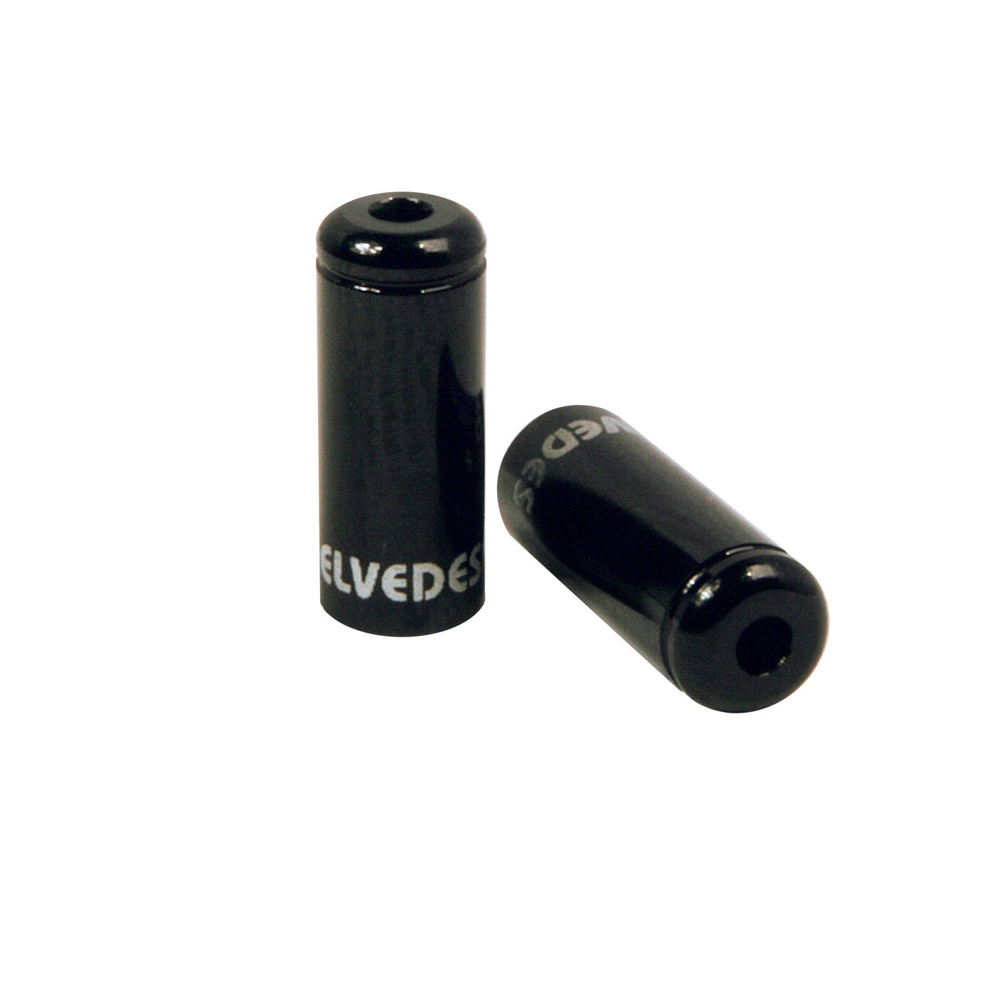 Chapeau de câble Elvedes 5 mm en aluminium noir (10e)