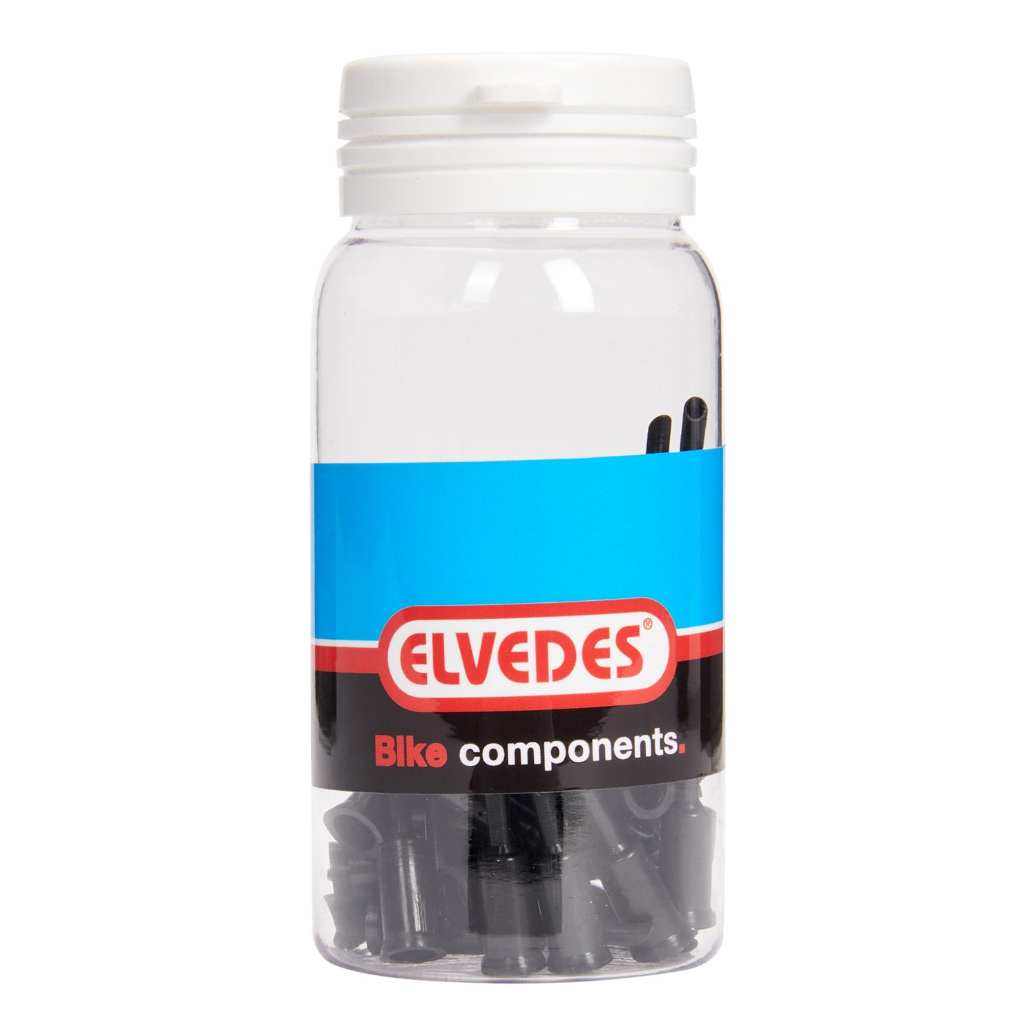 Elvedes Cable Chapeau Tie 5 mm PVC noir (50x) ELV2012106