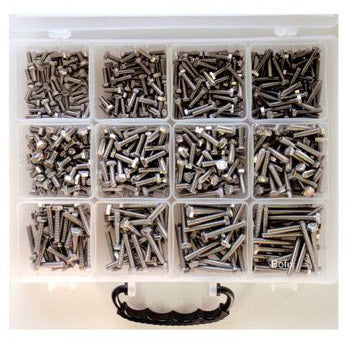 Bofix 218100 Box Range 12 Vaks Boulons hexques en acier inoxydable