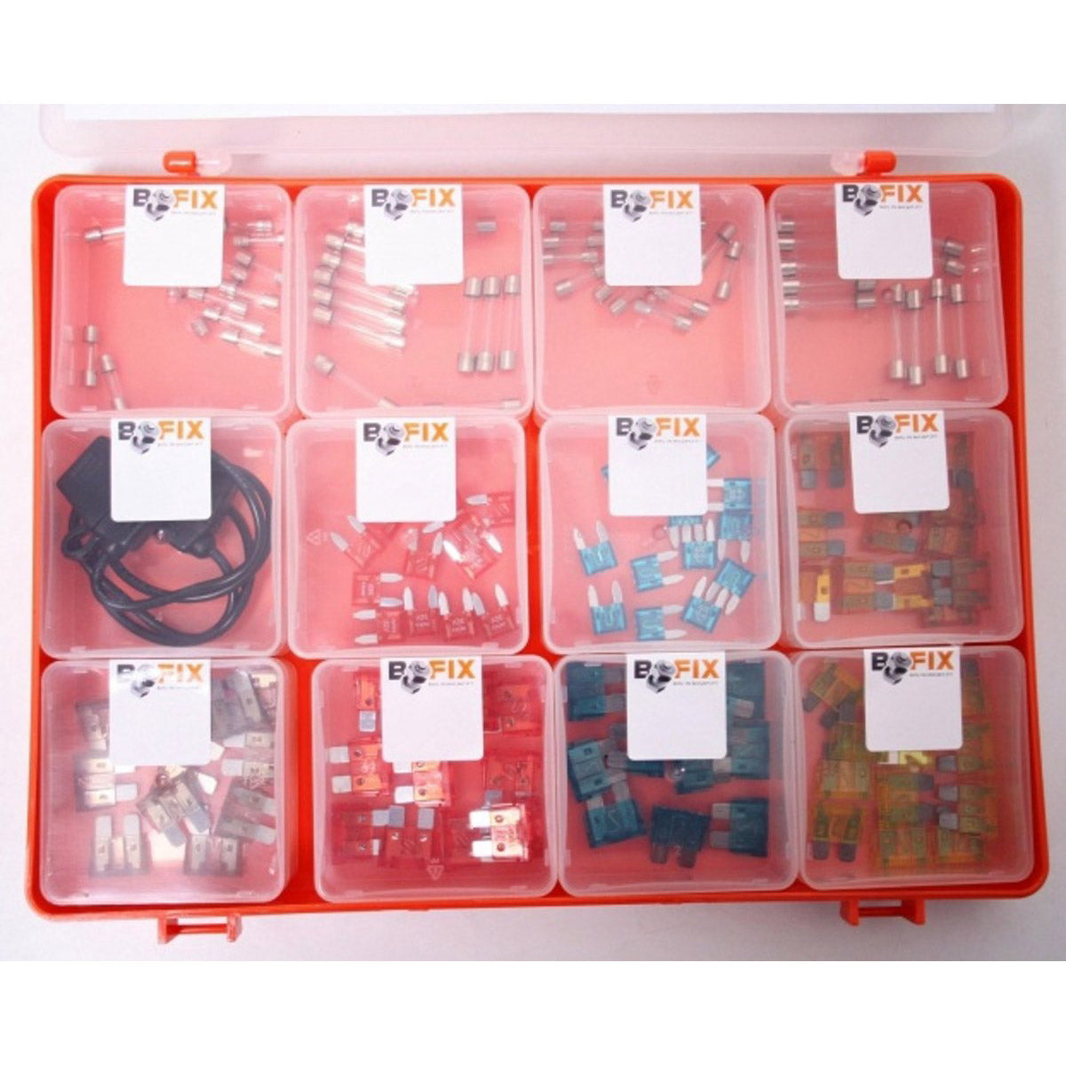 Bofix 251235 Boîte assortiment 12 compartiments Fusibles