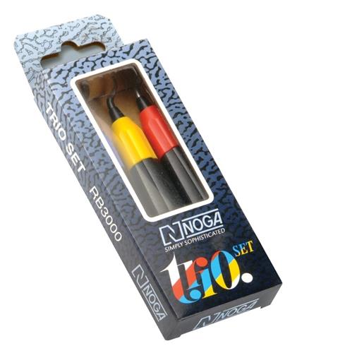 Ensemble trio d'ébavureurs à nougat Noga Tools