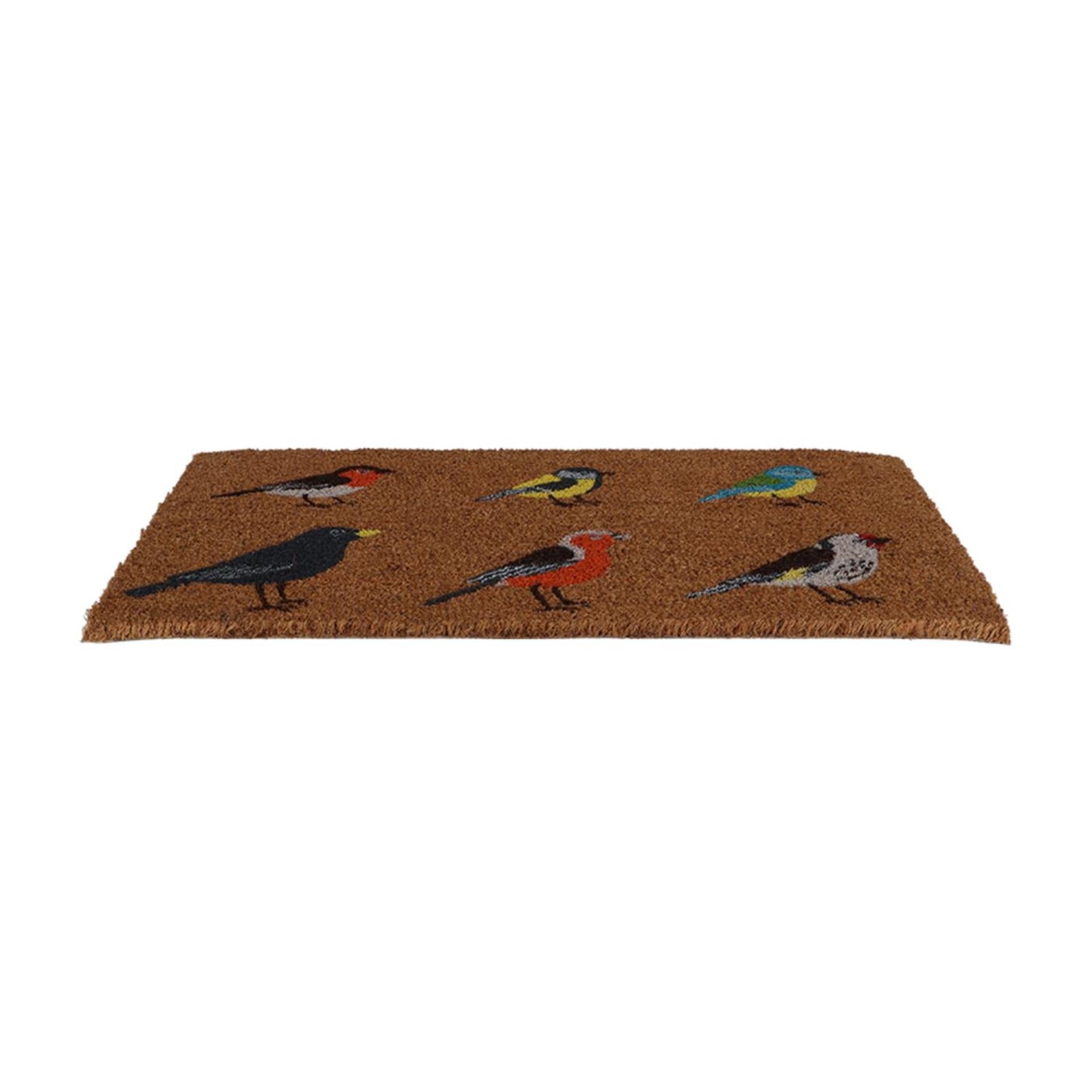 Esschert paillasson design oiseaux de noix de coco l