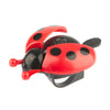 BICYLY BELL PEXKIDS Ladybugs avec des ailes ouvertes - Black rouge