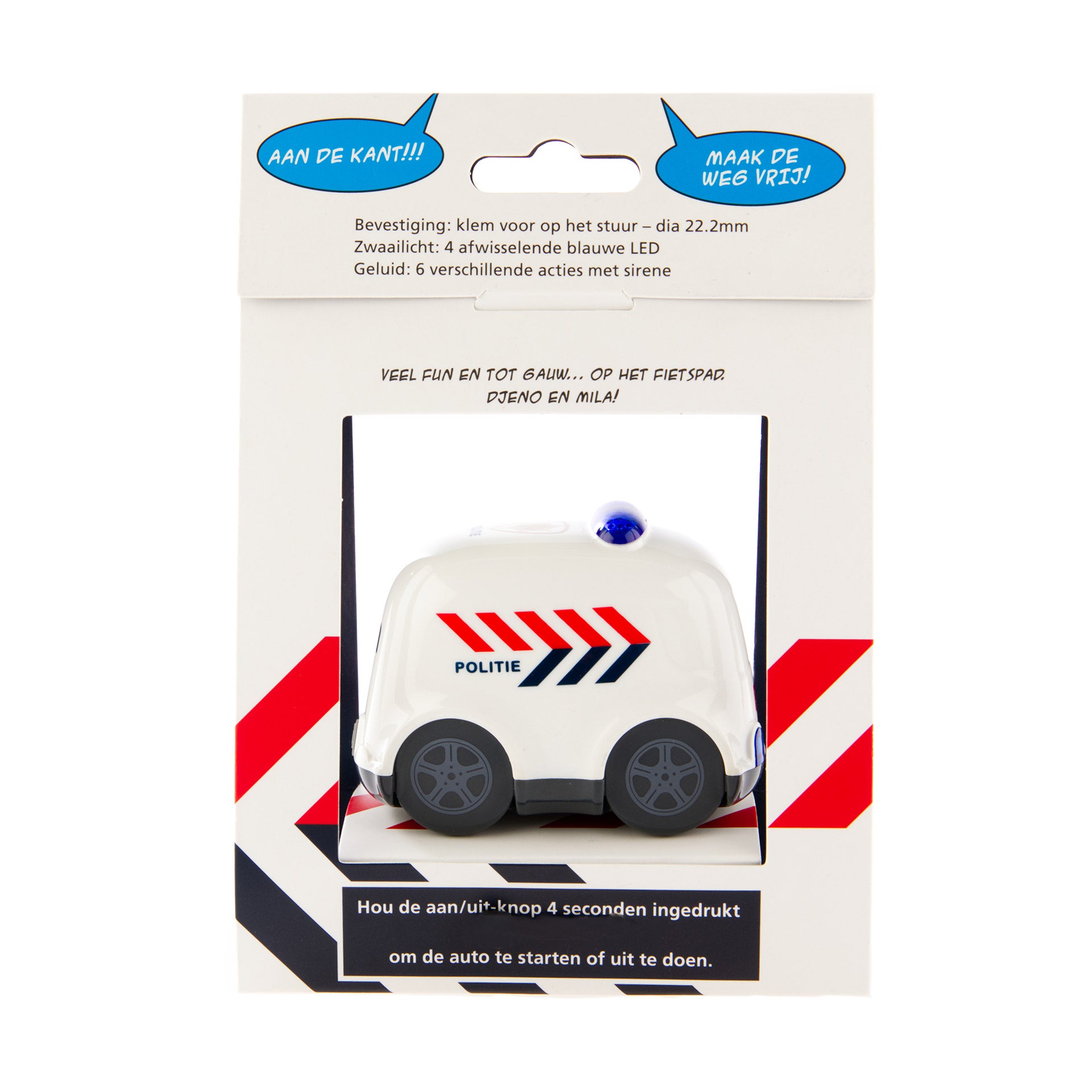 Klaxon Pexkids Voiture de police Finn