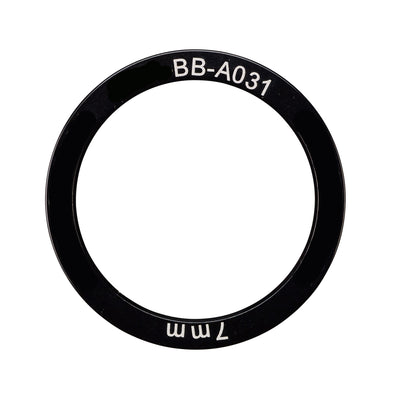 Entretoise de pédalier Elvedes 38 x 30 x 7.0 mm - aluminium (3 pièces)