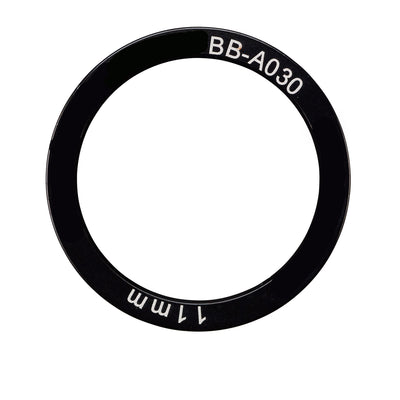 Entretoise de pédalier Elvedes 38 x 30 x 11.0 mm - aluminium (2 pièces)