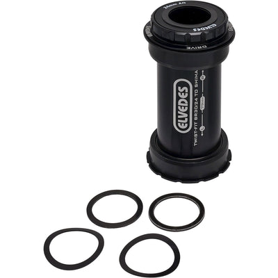 Adaptateur de boîtier de pédalier Elvedes Twistfit BB Droit Shimano 24mm
