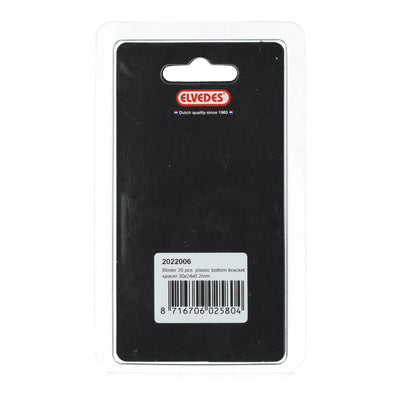 Bracket inférieur des espaceurs Elvedes 30 x 24 x 0,2 mm Plastique P 20