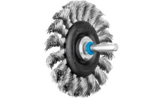 Brosse métallique Pferd sur axe 70x12x6 0,35 inox