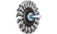 Brosse métallique Pferd sur axe 70x12x6 0,35 inox