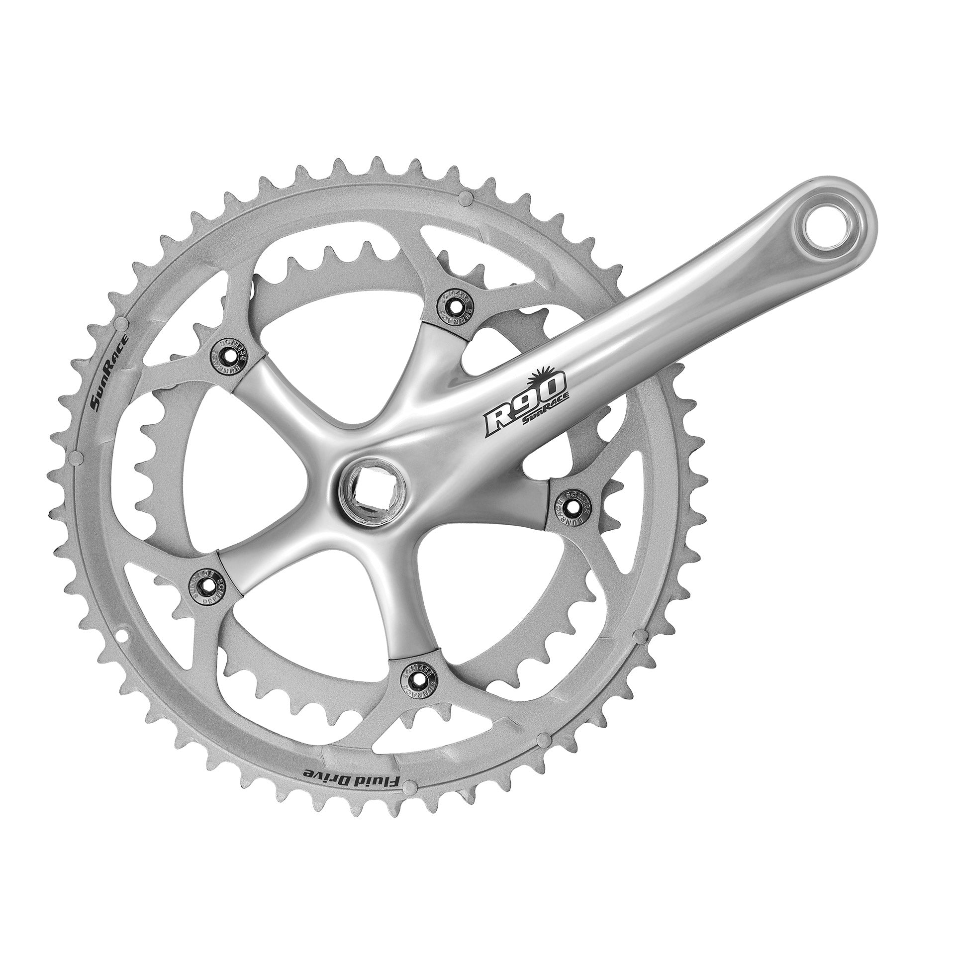 Crank Set FCR96 9 vitesses 50 34T. Aluminium de 170 mm
