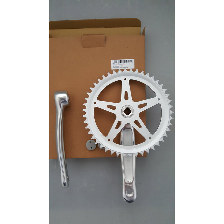Pédalier Chainline CL013 46T 170mm 3 32 argent