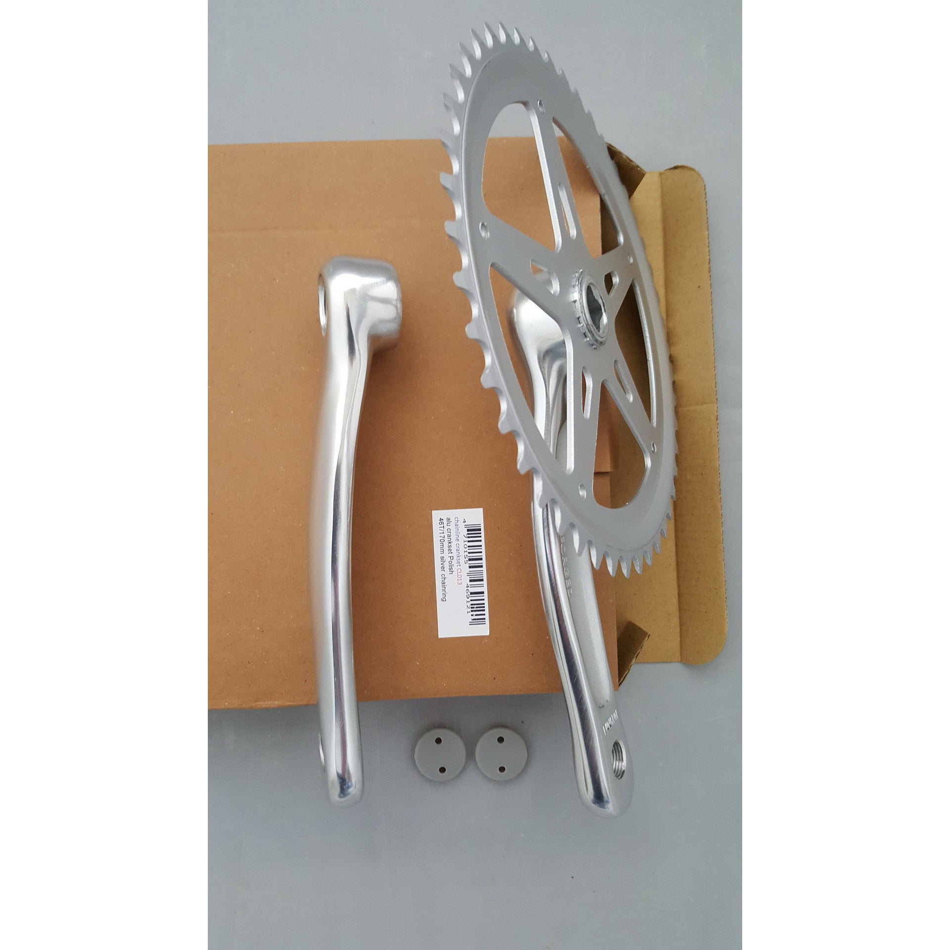 Pédalier Chainline CL013 46T 170mm 3 32 argent