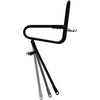 Steco porte-bagages avant lisse 25cm boulon de couronne noir mat