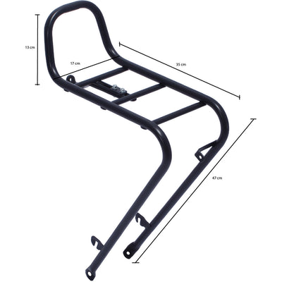 Support avant 28 Steco Flow - noir mat