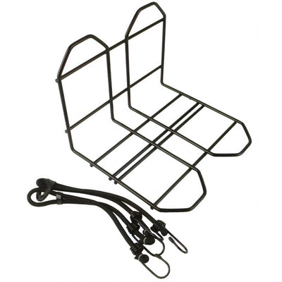 porte-bagages 28 cm acier noir