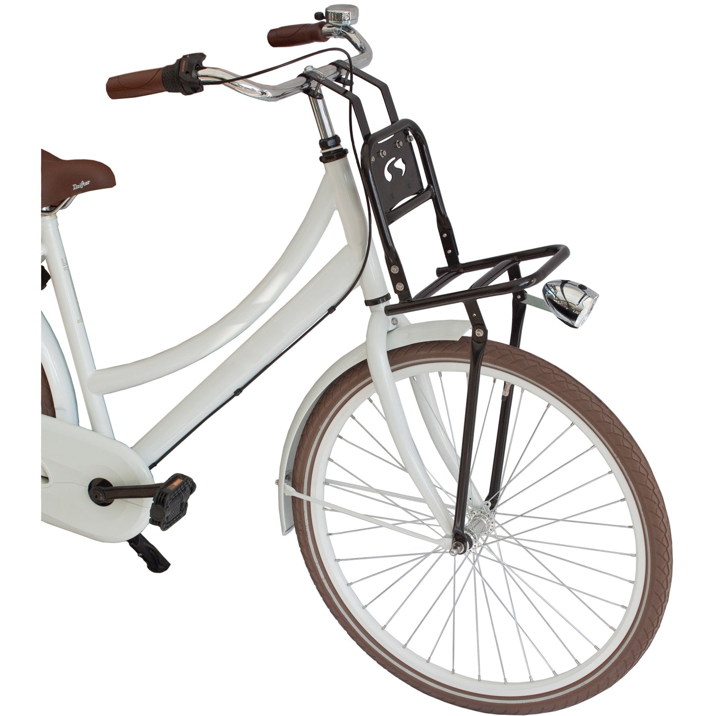 Porte-bagages avant Steco Comfort 20X20 Gloss-Black