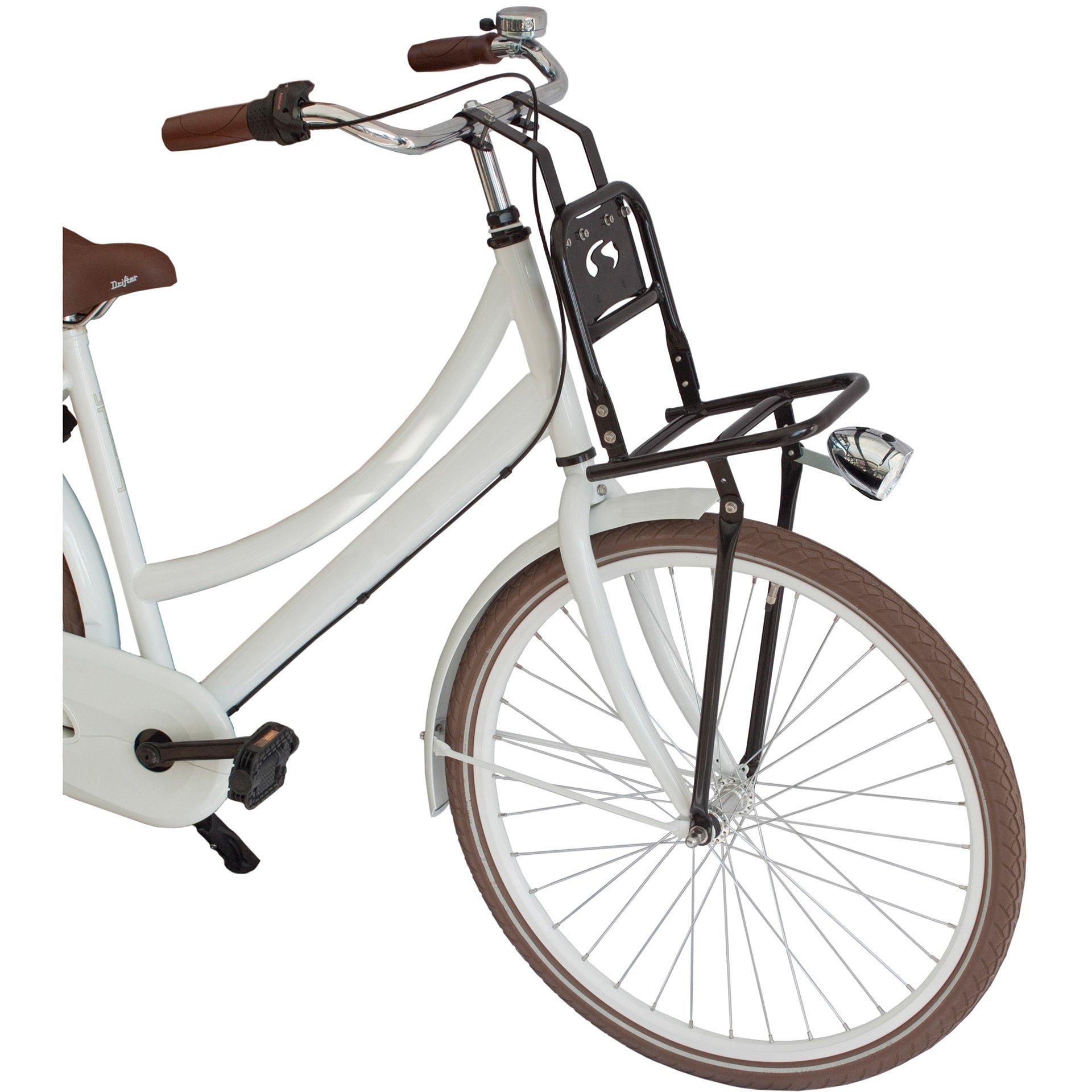 Porte-bagages avant Steco Comfort 20X20 Gloss-Black