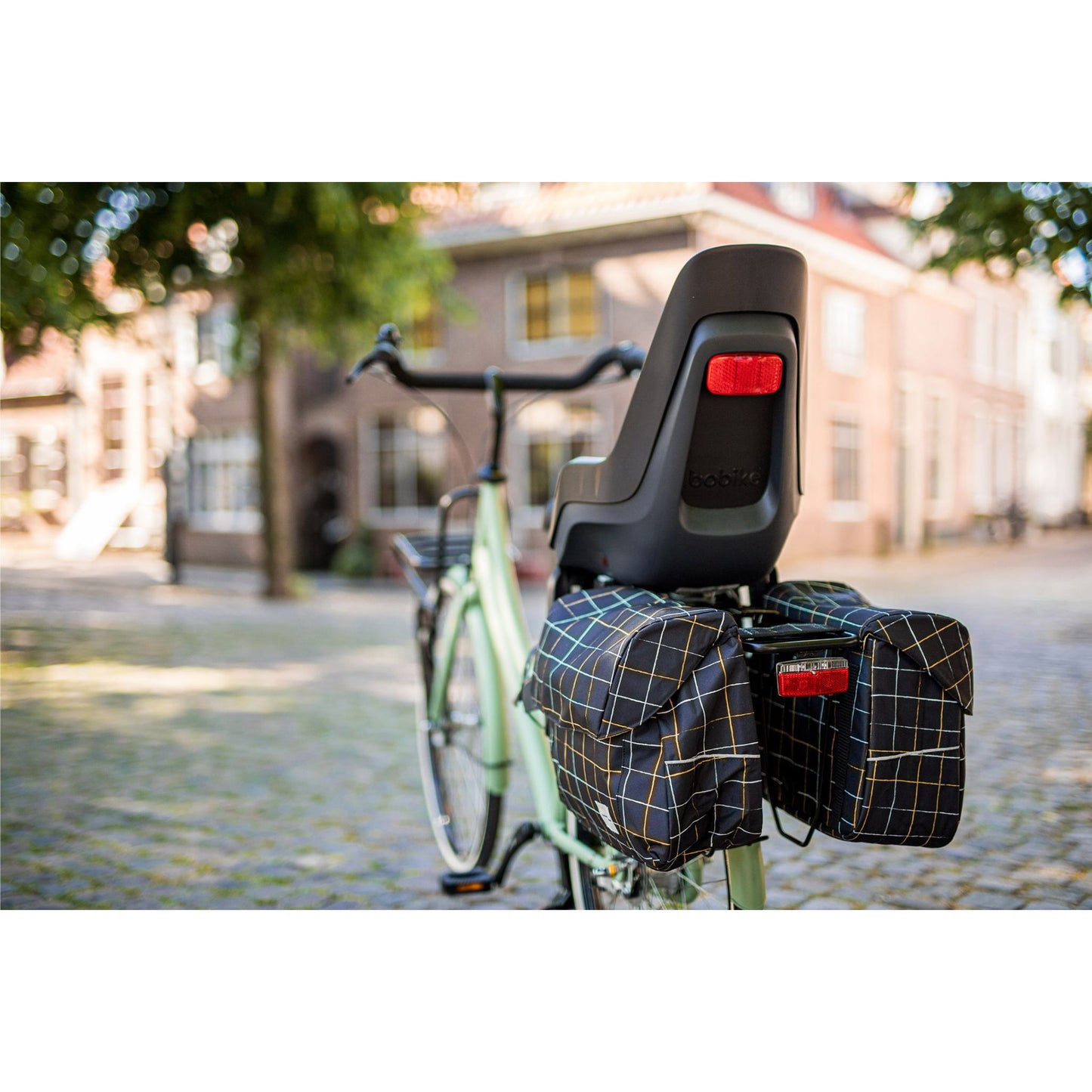 Steco uni carrier with bag extender black tasmee jumbo yepp