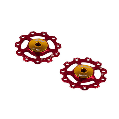 Cema deraaleur swies alu 9 10 11v RVS-keramic rouge