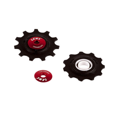 Cema deraaleur swies pvc 9 10 11v en céramique complet noir