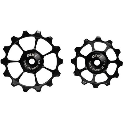 Cema deraaleur swies en acier inoxydable 12V noir