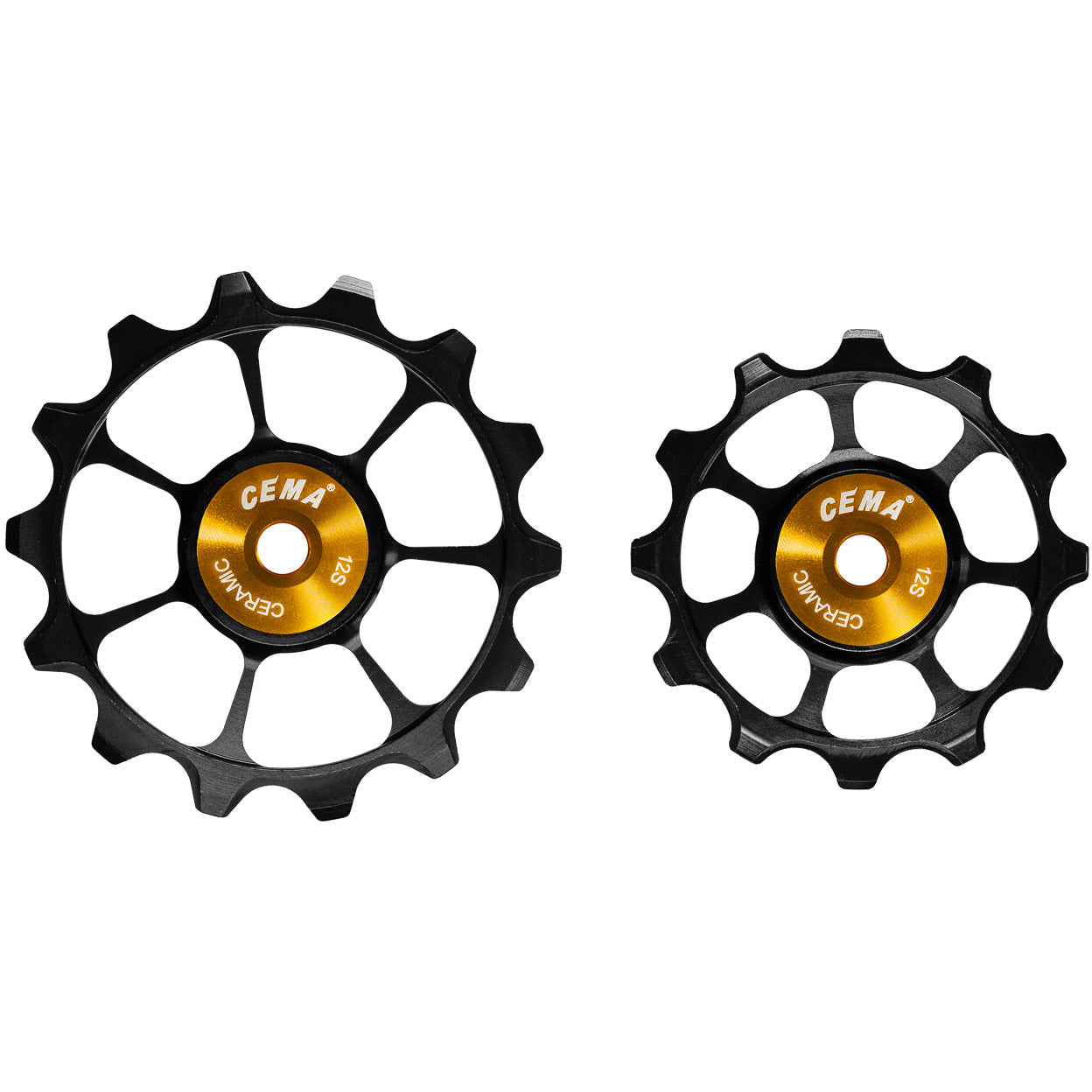 Cema deraaleur swies céramique sram haches 12v noir