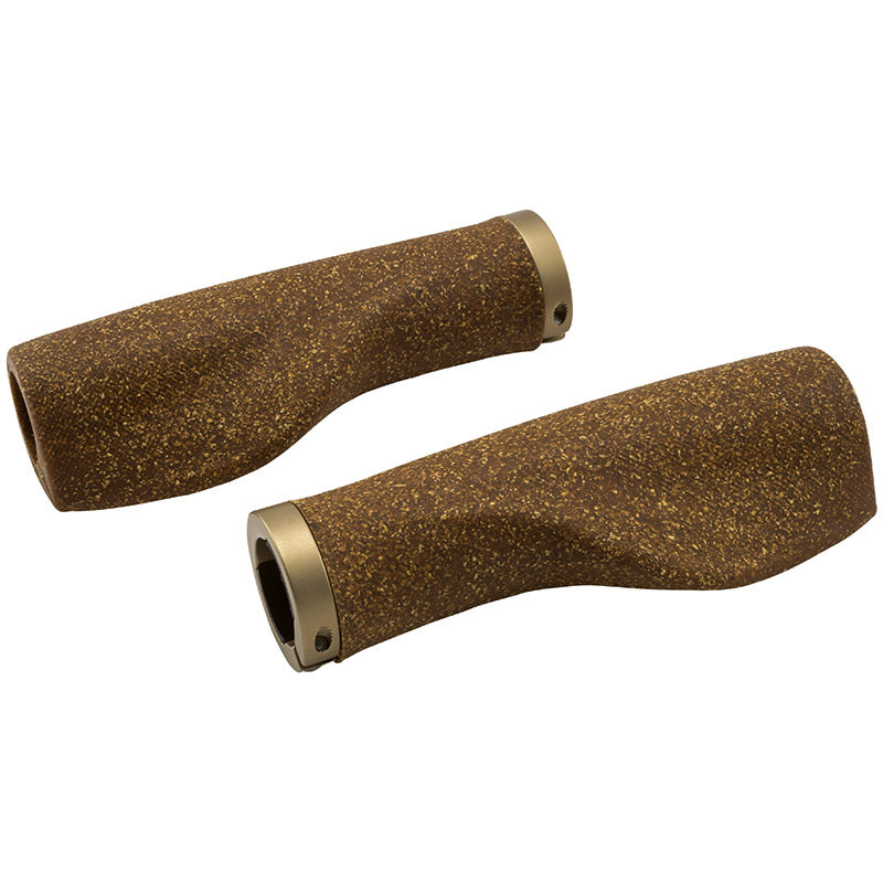 Ergotec Set de Poignées Kyoto Liège L+R=130mm marron