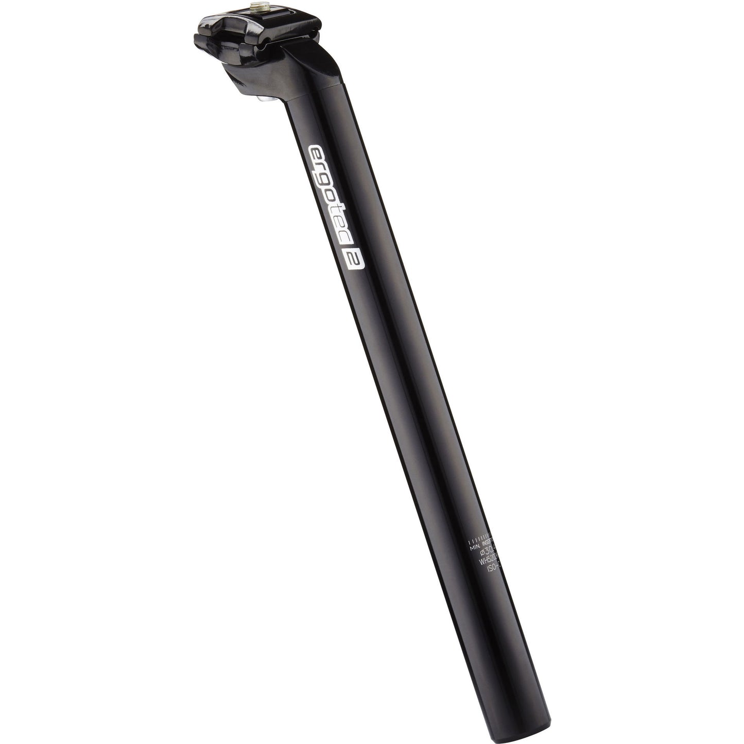 Ergotec Seat Post CNC Brevet 30.4x350mm Alu Black