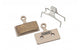 Kit plaquettes de frein à disque Elvedes Shimano BR-M666, M785, M985, M988, R785, RS785 - fritté (1 paire)