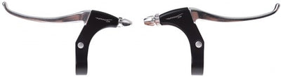 Magura Brake handle set rollerbrake 4-finger silver black 2-piece
