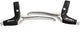 jeu de poignees de freins rollerbrake 4 doigts noir argent 2 pieces