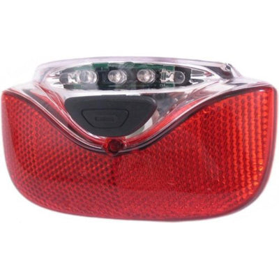 Feu arrière Gazelle Innergy - rouge, transparent, LED, 115x65mm, batterie de vélo, convient aux vélos électriques Gazelle Innergy